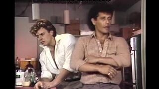 Swinger orgy with parents and their children in retro scene