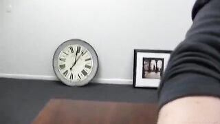 Girl with cancer at porn casting, her first sexual experience