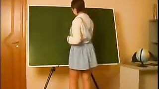 The student was seduced and fucked by his old teacher