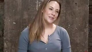 The cute girl was fucked in a chair and humiliated in a rough BDSM scene