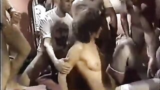 Let a young slut in a circle, a steamy group encounter