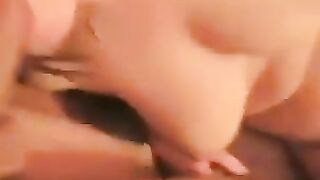 She spread her legs to show everyone her naked pussy with a protruding clitoris