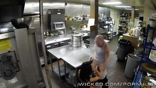 A girl worked hard and wanted to relax, so she had sex