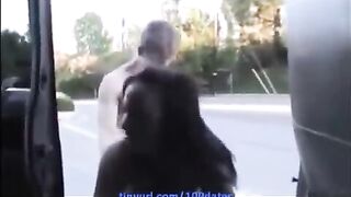 Nice cumshot on beautiful natural girlfriends' tits and juicy ass