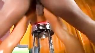 Hot brunette Sandra Roman gets her pussy railed in every pose imaginable
