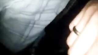 He fingered his cock right in the subway and soon released cum
