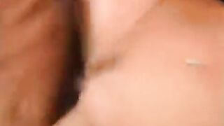 A whore was flying over the club, alternating her positions in a circle