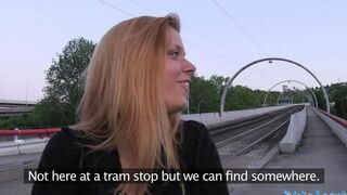 Blonde girl was fucking in the bushes on the Karachi beach