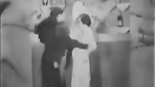 Nostalgic porn from the 1930's with a hot threesome scene