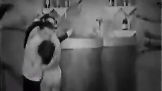 Nostalgic porn from the 1930's with a hot threesome scene