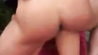 Through Lifon, he caresses his swollen breasts and nipples in a moment