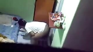 A hidden camera was secretly set up in the girl's room at the hostel