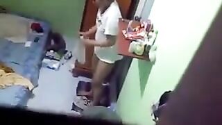 A hidden camera was secretly set up in the girl's room at the hostel