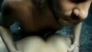 A hot beauty performed a blowjob underwater and then had sex with a guy