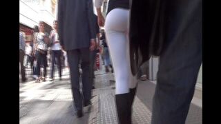 The camera follows the juicy ass of this sexy Argentinean