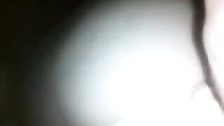 At night, the girl’s pussy was more accessible on video
