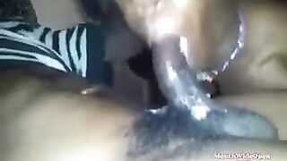 Babe just loves sucking huge black cocks, it's awesome