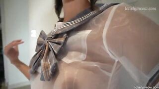 School tutor fucked the bad student Mia after class
