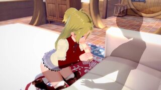 Jobless Reincarnation Mushoku Tensei Passionate creampie for Eris Greyrat (3D Hentai)