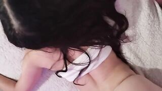 Guy fucks his step sister and cums inside her pussy