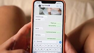 My sugar daddy paid me 10,000 Euros for nude pics and sex, he finished inside me