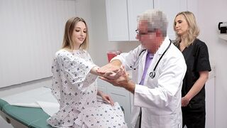 Pretty Ailee Anne has sex with a pervert doctor and his assistant