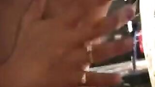 He brought himself to a jet orgasm with the help of a toy
