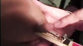 A sexy girl is tied up and beaten in a bdsm video