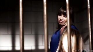 Two lesbian prisoners are getting fucked in their cell
