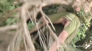 A peasant girl fucks with the prince of thieves outdoors