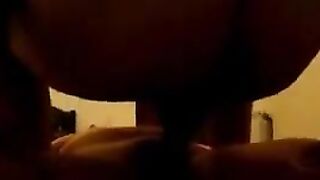 A woman with a sagging belly after childbirth gets fucked by three men