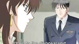The captivating eye of the hentai girl will captivate you, and then she will make a blowjob