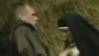A pregnant nun is not against having sex with a taxi driver