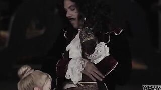The glamorous whore gives the guy an incredible blowjob