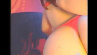 The girl was heavily fucked by a powerful vibrator in all holes