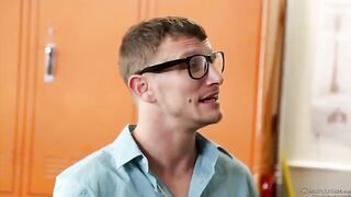 A student with big tits is being fucked by her teacher