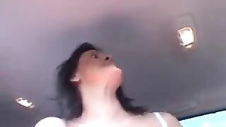 Three cool guys brought a prostitute to the forest and had rough sex