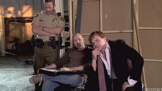The boss himself fucked his secretary on the table in his office