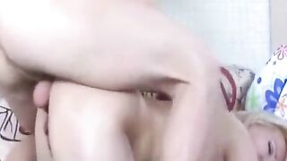Deep anal sex with a hot mommy in her home environment