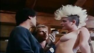 Group sex with big cocks and horny fuckers in retro style