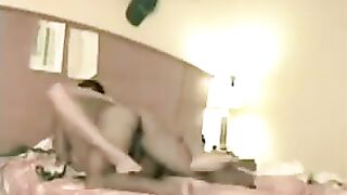 The guy captured the moment when his girlfriend spread her legs