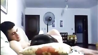 Evening on the couch is always spent making love