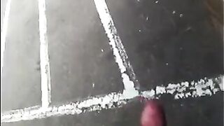 A guy just does not control his cock when he walks on the street