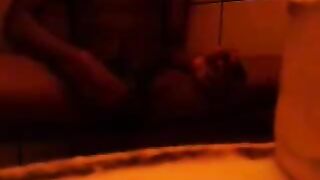 The girl first took a shower and then indulged in some personal pleasure on the floor