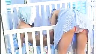 The small babysitter with natural tits gets a great dick in her tight ass