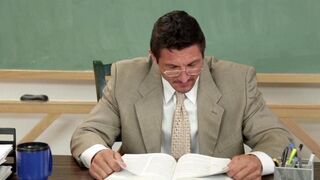 The student received a good mark thanks to the teacher's intense encounter