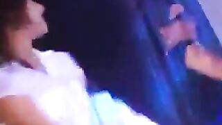 I removed my underwear in a night club. The group filming and the strangers watching