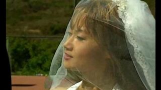 An Asian girl is fucking on the tennis court with passion