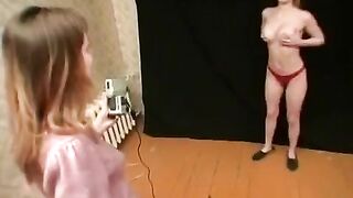 Two girls are playing different roles in this episode, showcasing their skills