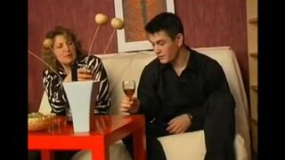 A drunken man was having fun with his mother in an intimate way